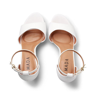 Sandalia ABIGAIL de tacón alto grueso con hebilla