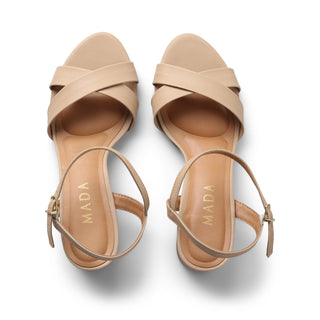 Sandalia de tacón ALBERTA con tiras cruzadas