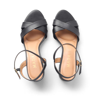 Sandalia de tacón ALBERTA con tiras cruzadas