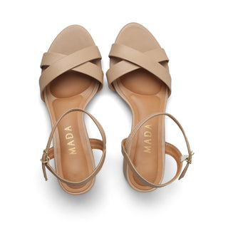 Sandalia de tacón ARMIDA con tiras cruzadas