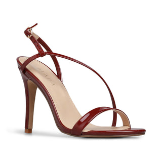 Sandalia de tacón charol BULGARI con tacón fino