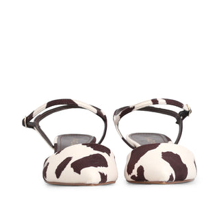 Tacón kitten COW de estampado animal print