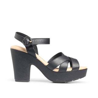 Sandalia de tacón GAMORA con tiras cruzadas al frente