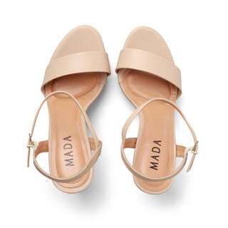 Sandalia de tacón de bloque GAZELLE destalonado