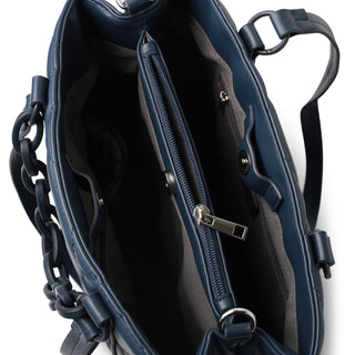 Bolsa Tote MALDAVIA acholchada con cadena decorativa