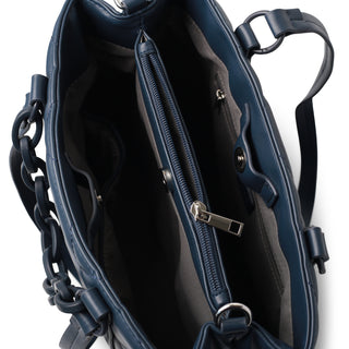 Bolsa Tote MALDAVIA acholchada con cadena decorativa