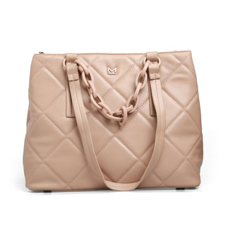 Bolsa Tote MALDAVIA acholchada con cadena decorativa