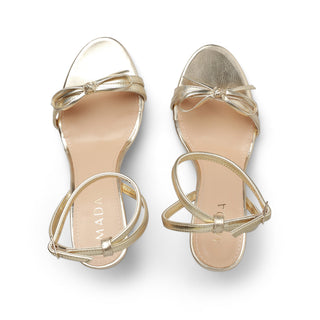 Zapatilla MAYRIN con tiras en forma de moño