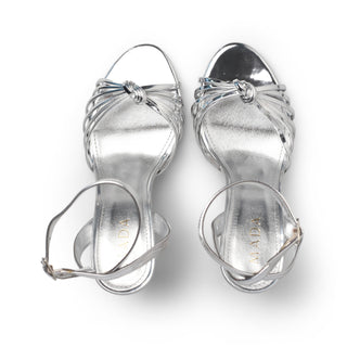 Tacón de fiesta PEARL con nudo de tiras delantero