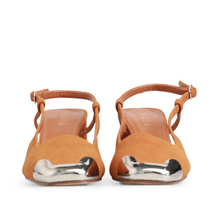 Zapato tipo pana VALI con puntera cuadrada metálica