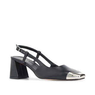 Zapato tipo pana VALI con puntera cuadrada metálica