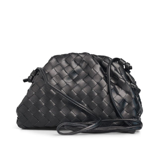 Bolsa crossbody AMALFI de animal print / trenzada