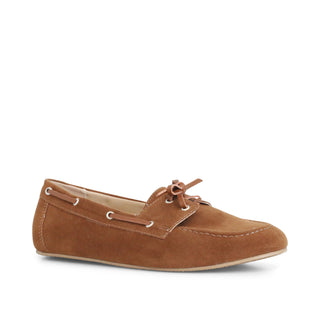 MOCASINES AMARA CON ACABADO GAMUZA Y PIEL.