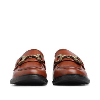 Mocasín BRONZE con hebilla en el empeine