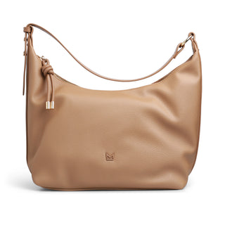 Bolso hobo texturizado CASSIA con asa ajustable