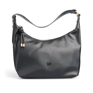 Bolso hobo texturizado CASSIA con asa ajustable