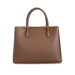 Bolsa CONDESA en combinación de materiales con doble asa