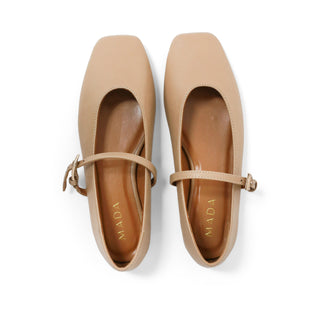 BALERINA CREAM PUNTA CUADRADA