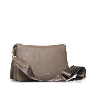 Bolsa Crossbody de asa tejida DAMARIA con triple compartimento