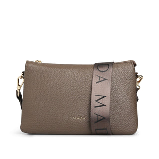 Bolsa Crossbody de asa tejida DAMARIA con triple compartimento