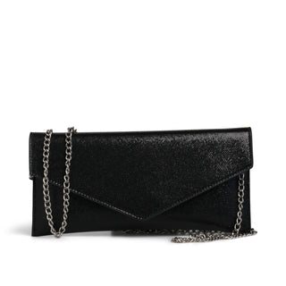 Bolso de noche DIAMANTE con acabado metálico brillante