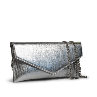 Bolso de noche DIAMANTE con acabado metálico brillante