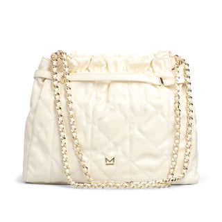 Bolsa crossbody acolchada DUNA con correa de cadena