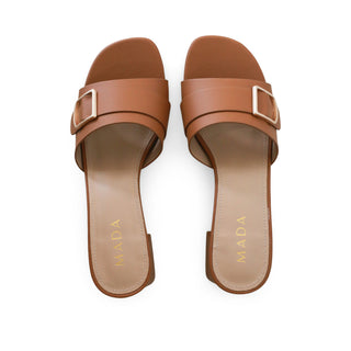 SANDALIA DE TACON ELAN ESTILO SLIP ON