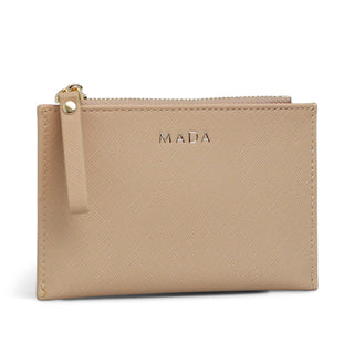 Cartera con diversos compartimentos ETHEL con cierre de zipper