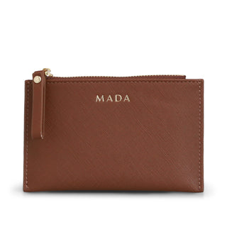 Cartera con diversos compartimentos ETHEL con cierre de zipper