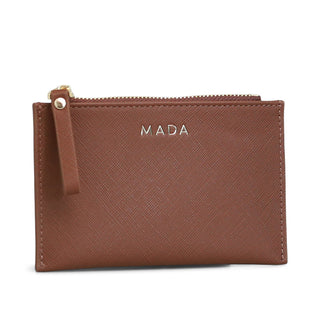 Cartera con diversos compartimentos ETHEL con cierre de zipper