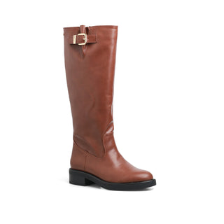 Botas tipo ecuestre FLAIR con detalle de hebilla