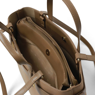 Bolsa Frame MADA – Tote de Piel Sintética con Doble Asa Trenzada