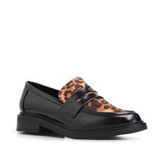 Mocasín GLACE con textura tipo pana de animal print