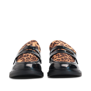 Mocasín GLACE con textura tipo pana de animal print