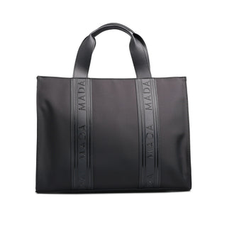 Bolsa tote HELECHO con cinta decorativa de logo