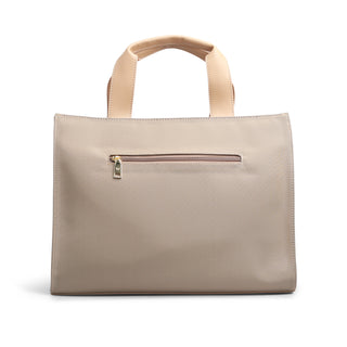 Bolsa tote HELECHO con cinta decorativa de logo