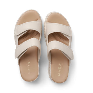Sandalia HORTENSIA con doble tira ajustable de velcro