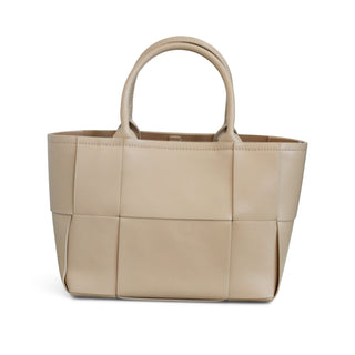 Bolsa tote con doble asa JIMENA de diseño trenzado