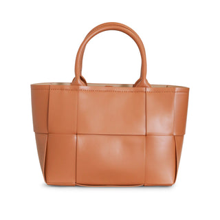 Bolsa tote con doble asa JIMENA de diseño trenzado