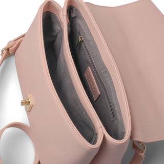 Bolsa Satchel/Crossbody KATERINA con cierre de herraje