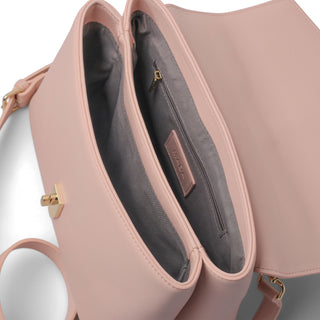 Bolsa Satchel/Crossbody KATERINA con cierre de herraje