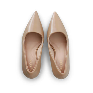 STILETTO DE TACÓN LINEN CON ACABADO MATE