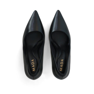 STILETTO DE TACÓN LINEN CON ACABADO MATE