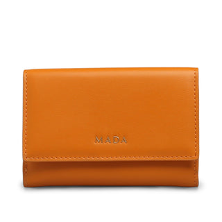 Cartera/Billetera LIRIO con acabado de piel brillante