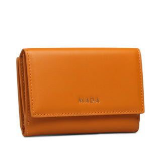 Cartera/Billetera LIRIO con acabado de piel brillante