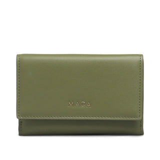 Cartera/Billetera LIRIO con acabado de piel brillante