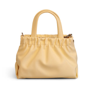 Bolsa hobo de efecto fruncido LORETTA con cinturon de hebillas