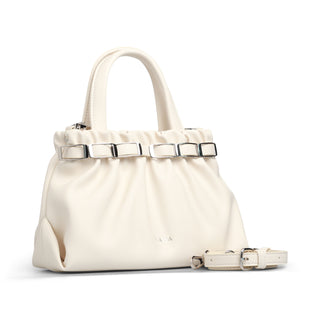 Bolsa hobo de efecto fruncido LORETTA con cinturon de hebillas