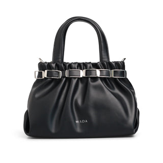 Bolsa hobo de efecto fruncido LORETTA con cinturon de hebillas